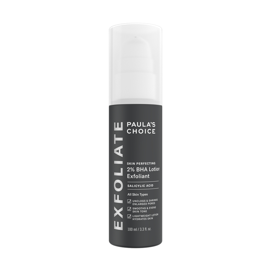 perfeksjonering av huden 2 bha-lotion og eksfolierende hudpleie