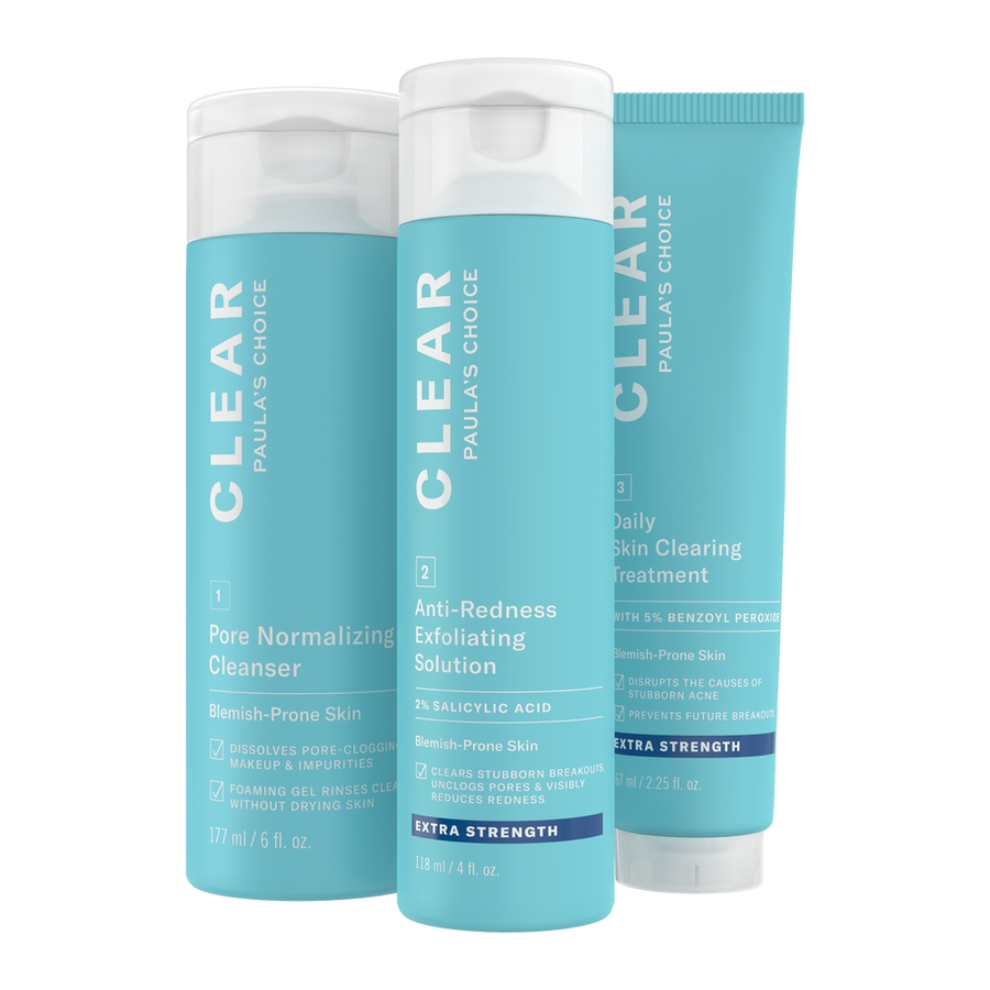clear ekstra sterk akne produktsett