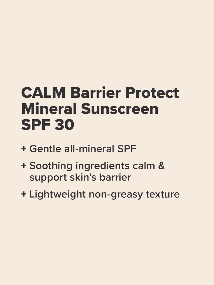 calm barrier protect mineral solkrem spf 30