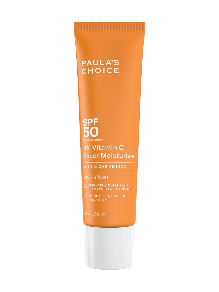 5 vitamin c gjennomsiktig fuktighetskrem spf 50