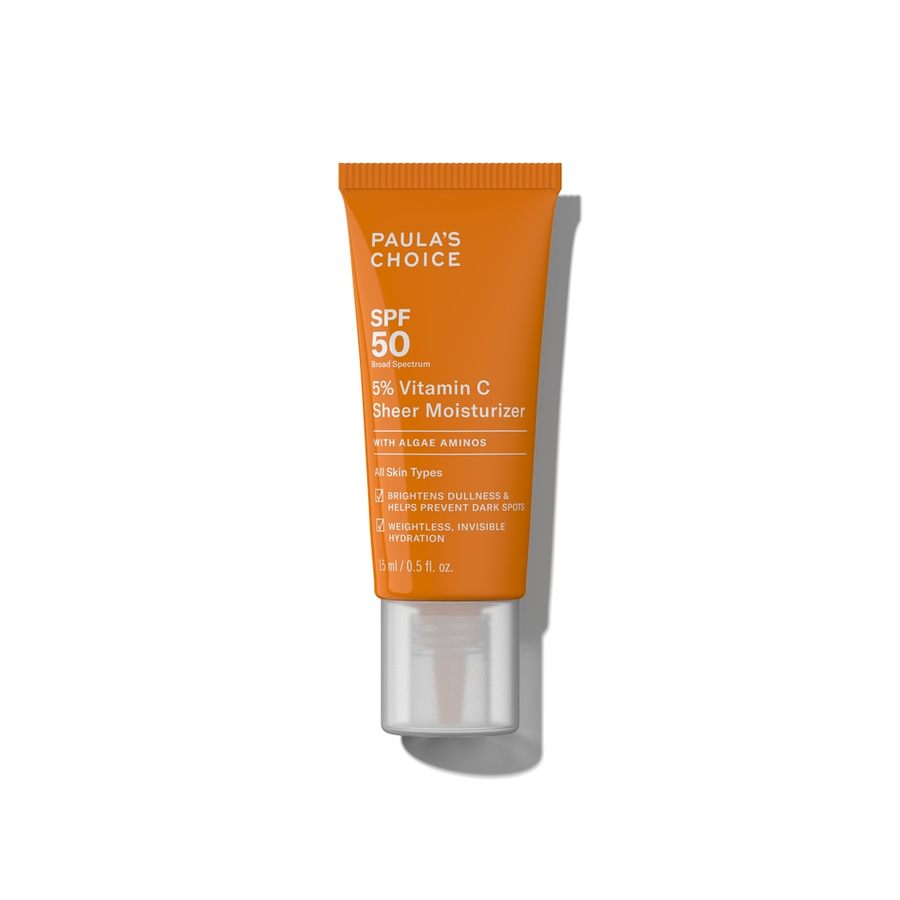 5 vitamin c gjennomsiktig fuktighetskrem spf 50