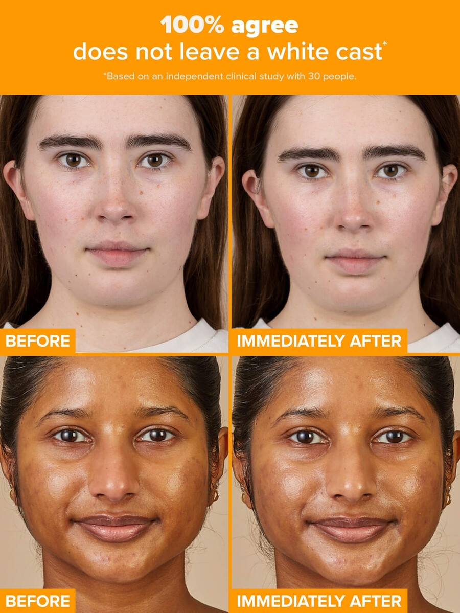 5 vitamin c gjennomsiktig fuktighetskrem spf 50